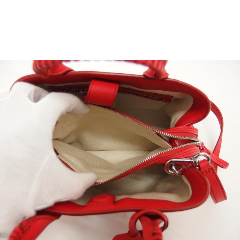 Ralph　Lauren ラルフローレン/2wayレザーハンドバッグ／レッド/＃0200011433//Aランク/04