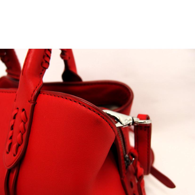Ralph　Lauren ラルフローレン/2wayレザーハンドバッグ／レッド/＃0200011433//Aランク/04