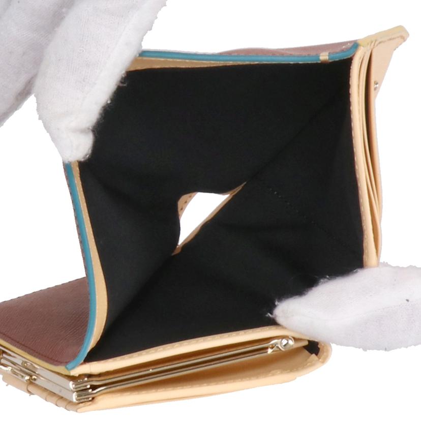 Paul　Smith ポールスミス/カラードエッジ23AW　がま口二つ折り財布/845045 W656//Aランク/09