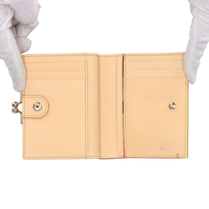 Paul　Smith ポールスミス/カラードエッジ23AW　がま口二つ折り財布/845045 W656//Aランク/09