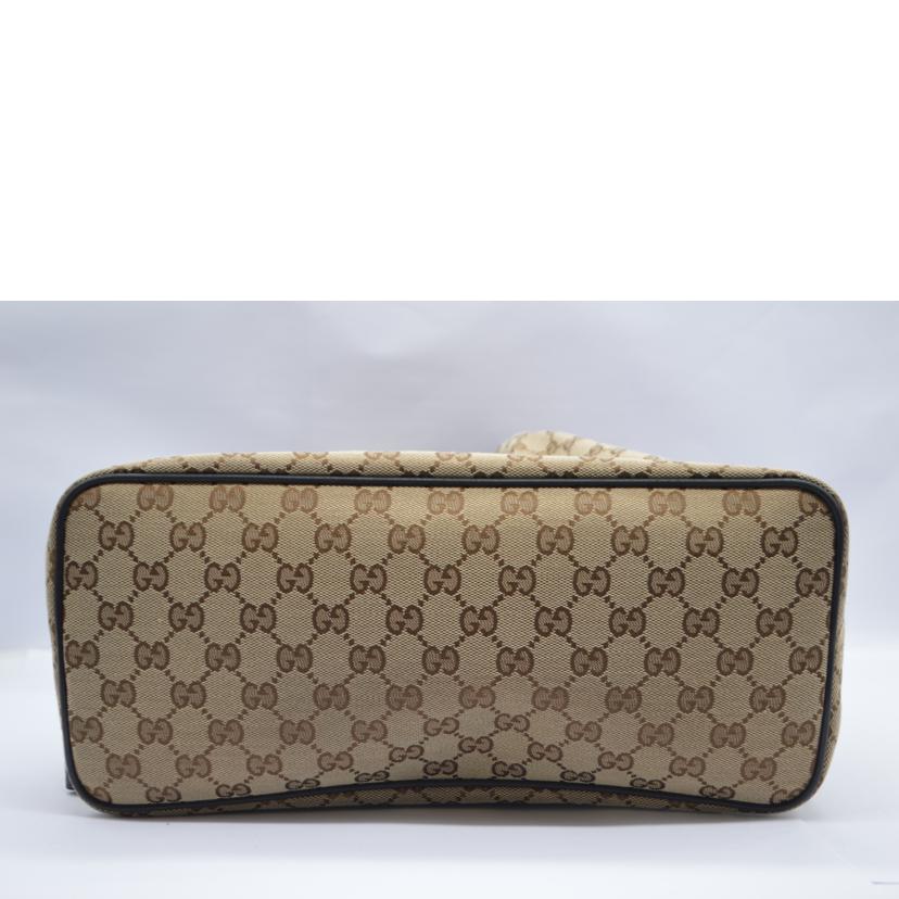 GUCCI グッチ/GGキャンバスドローストリングレザーリュックサック/449175//527***/Aランク/89