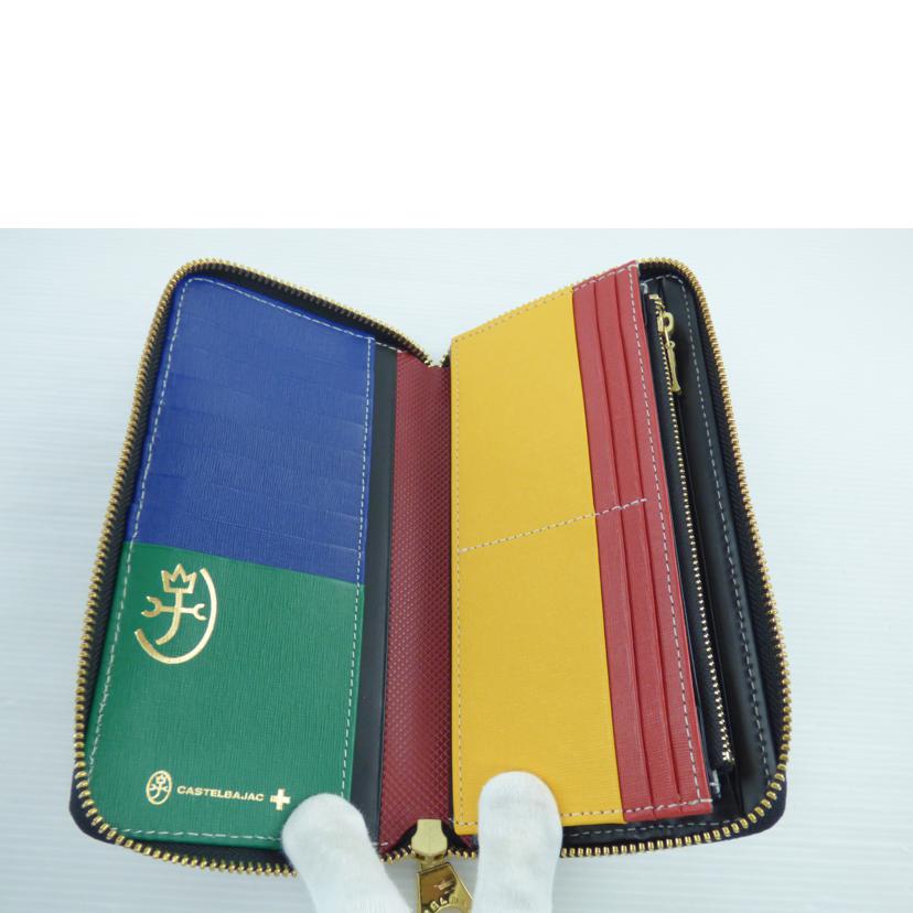 CASTELBAJAC ｶｽﾃﾙﾊﾞｼﾞｬｯｸ/ラウンドファスナー長財布/096683//Aランク/64