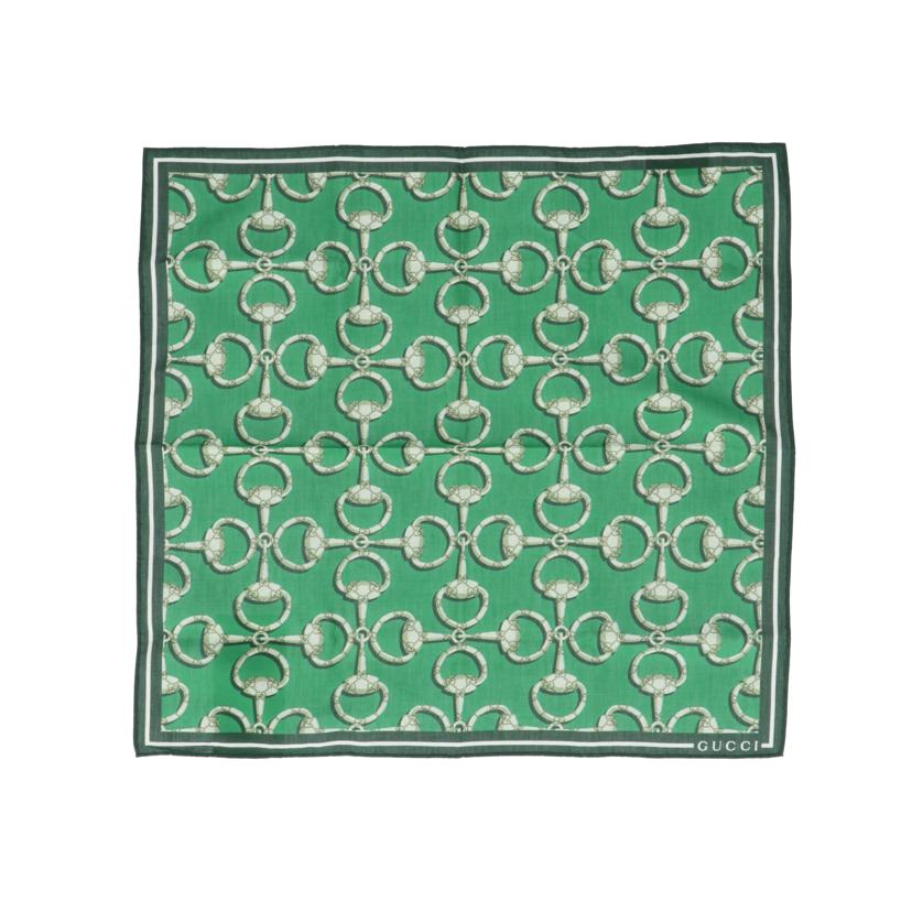 GUCCI グッチ/スクエアホースビットハンカチーフ/790554//45cm/SAランク/91