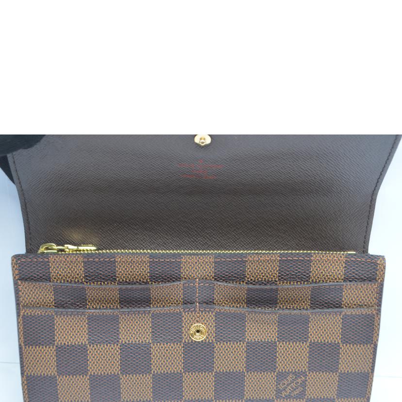 LOUIS VUITTON ルイヴィトン/ポルトフォイユ・サラ/ダミエ・エヌベ/N61734//CR5***/Aランク/89