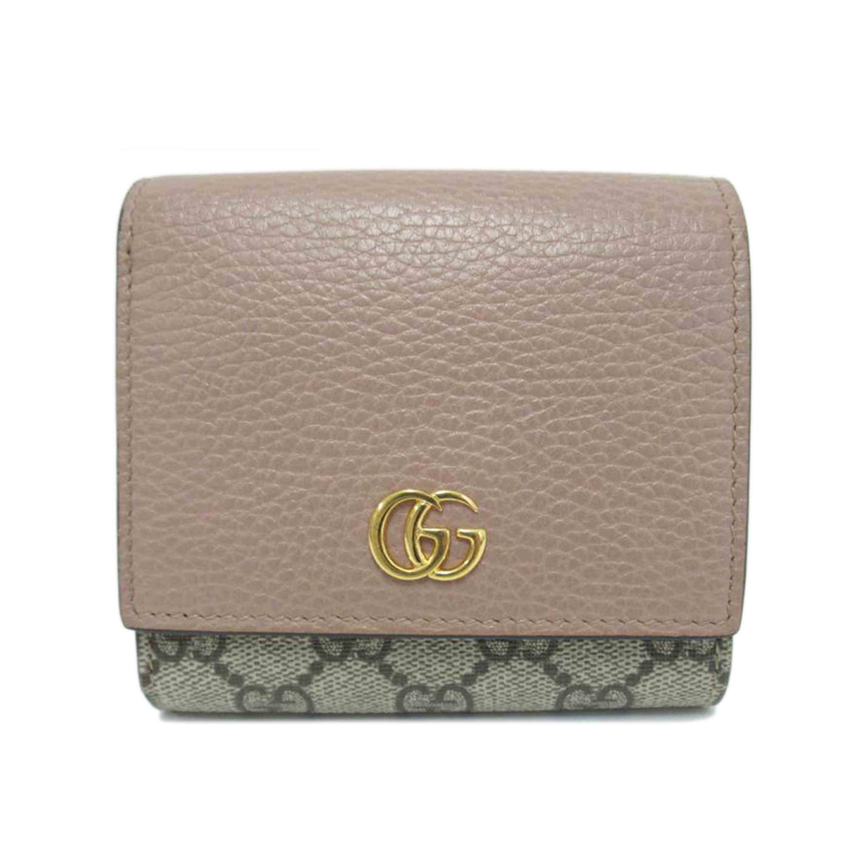 GUCCI/GGマーモント／2つ折り財布/598587//214*/ABランク/63