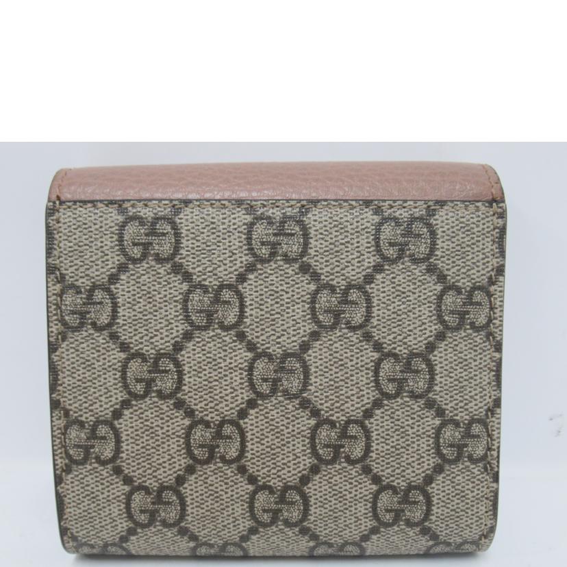 GUCCI/GGマーモント／2つ折り財布/598587//214*/ABランク/63