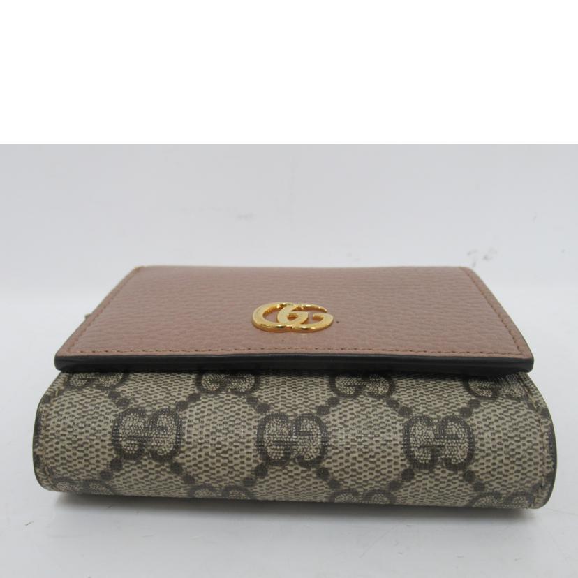 GUCCI/GGマーモント／2つ折り財布/598587//214*/ABランク/63