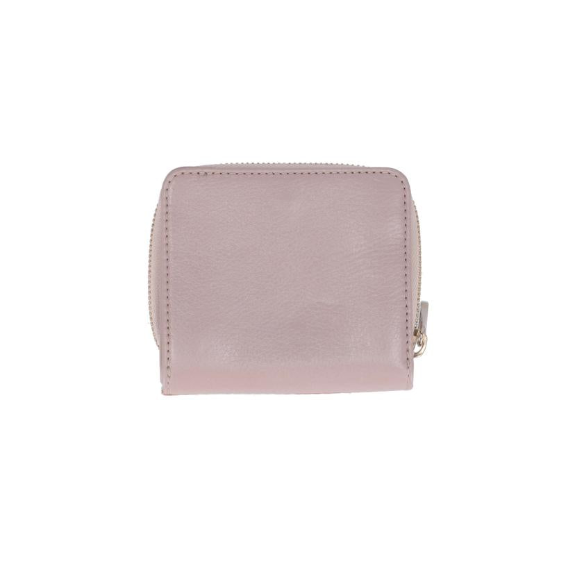 Chloe ｸﾛｴ/リボンモチーフ／レザー／2つ折り財布/3P0503-015//Bランク/78