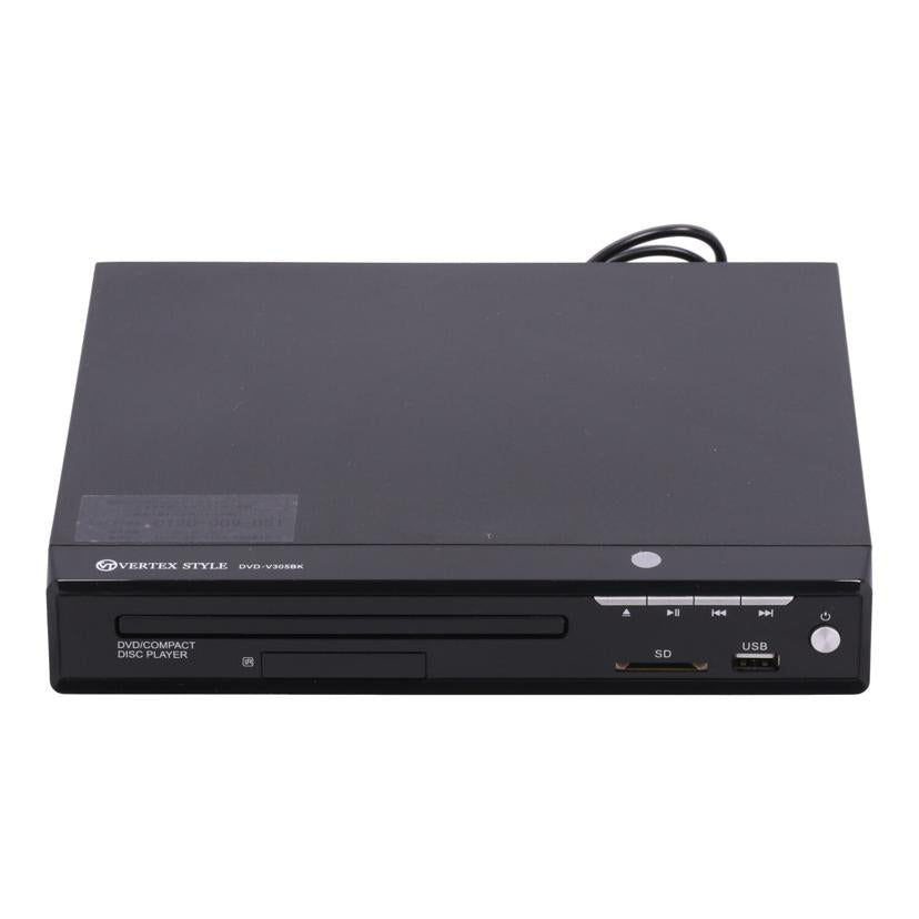 VERTEX ヴァーテックス/DVDプレーヤー/DVD-V305BK//20230601859/ABランク/05