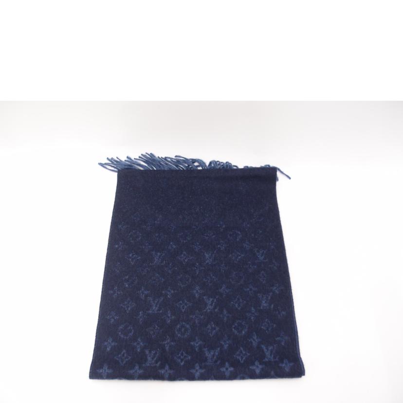 LOUIS　VUITTON ルイ・ヴィトン/◇モノグラムグラデーションマフラー／ブルーマリーヌ/M70257//GT0***/Aランク/69