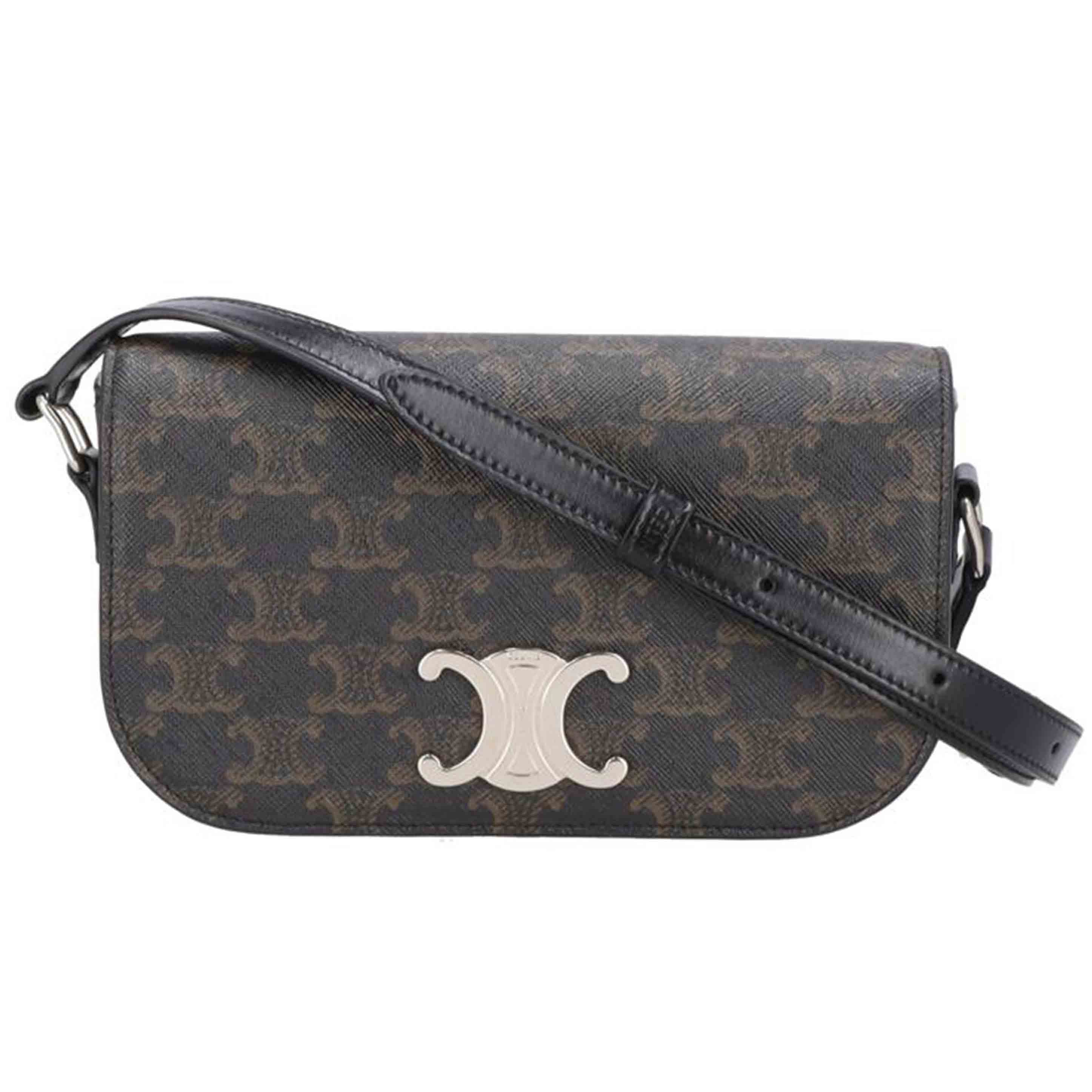 CELINE セリーヌ/スモールトリオンフ　クロスボディ　ショルダーバッグ/117892GJH.38SI//6GA****/Aランク/09