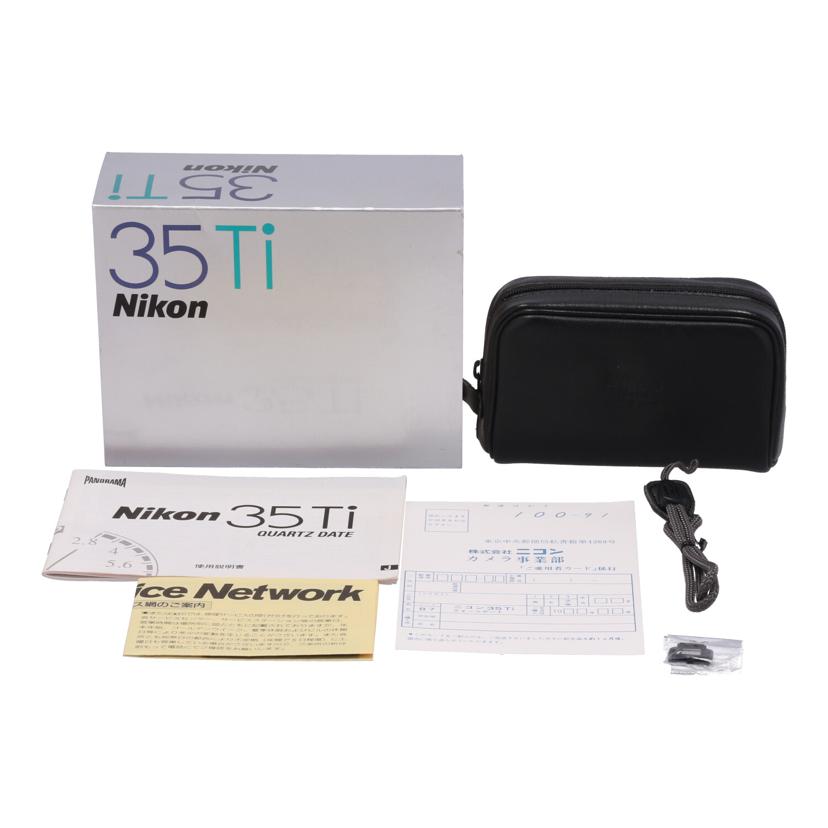 Nikon ニコン　/高級コンパクトフィルムカメラ/35Ti//5040569/ABランク/22