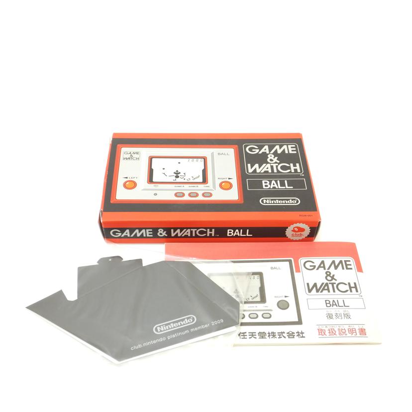 nintendo 任天堂/GAME＆WATCH　BALL／復刻版/RGW-001//-/Sランク/88