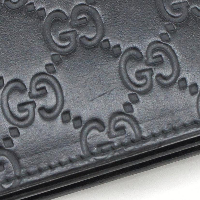 GUCCI グッチ/グッチシマレザー／リネアキャット／フラップウォレット/548057//114*/ABランク/91