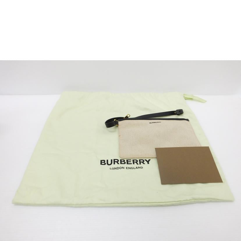 BURBERRY バーバリー/ソフトベルトコットントートバッグ／ポーチ付き/8031318/Bランク/88