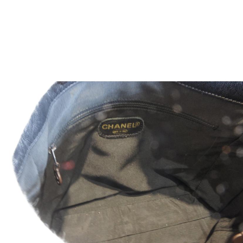 CHANEL シャネル/キャビアスキンココマークハンドプラハンドル//551****/ABランク/92