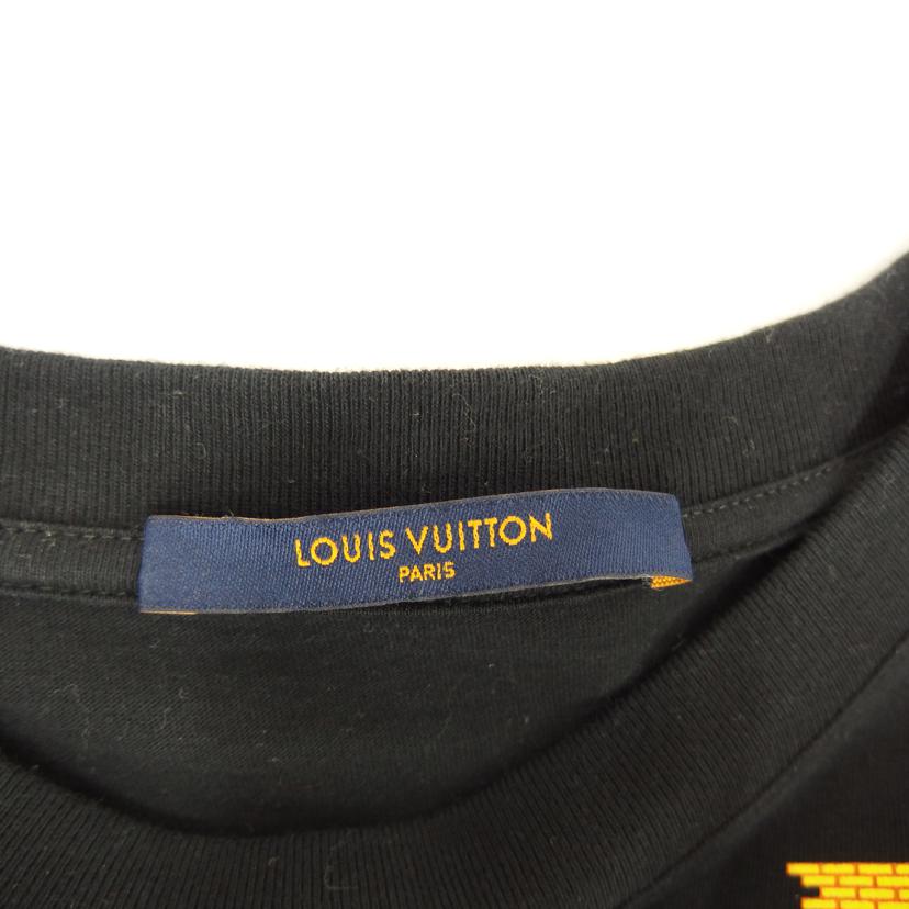 LOUIS　VUITTON ﾙｲｳﾞｨﾄﾝ/LVロゴブリックプリントT／ブラック/RM191 LVO HGY97W//ABランク/82