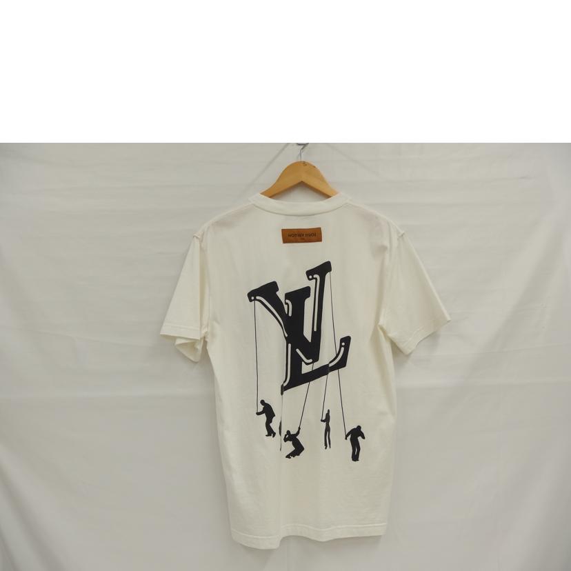 LOUIS　VUITTON ﾙｲｳﾞｨﾄﾝ/LVフロウティングプリントT／ホワイト/RM211 NPG HKY86W//ABランク/82