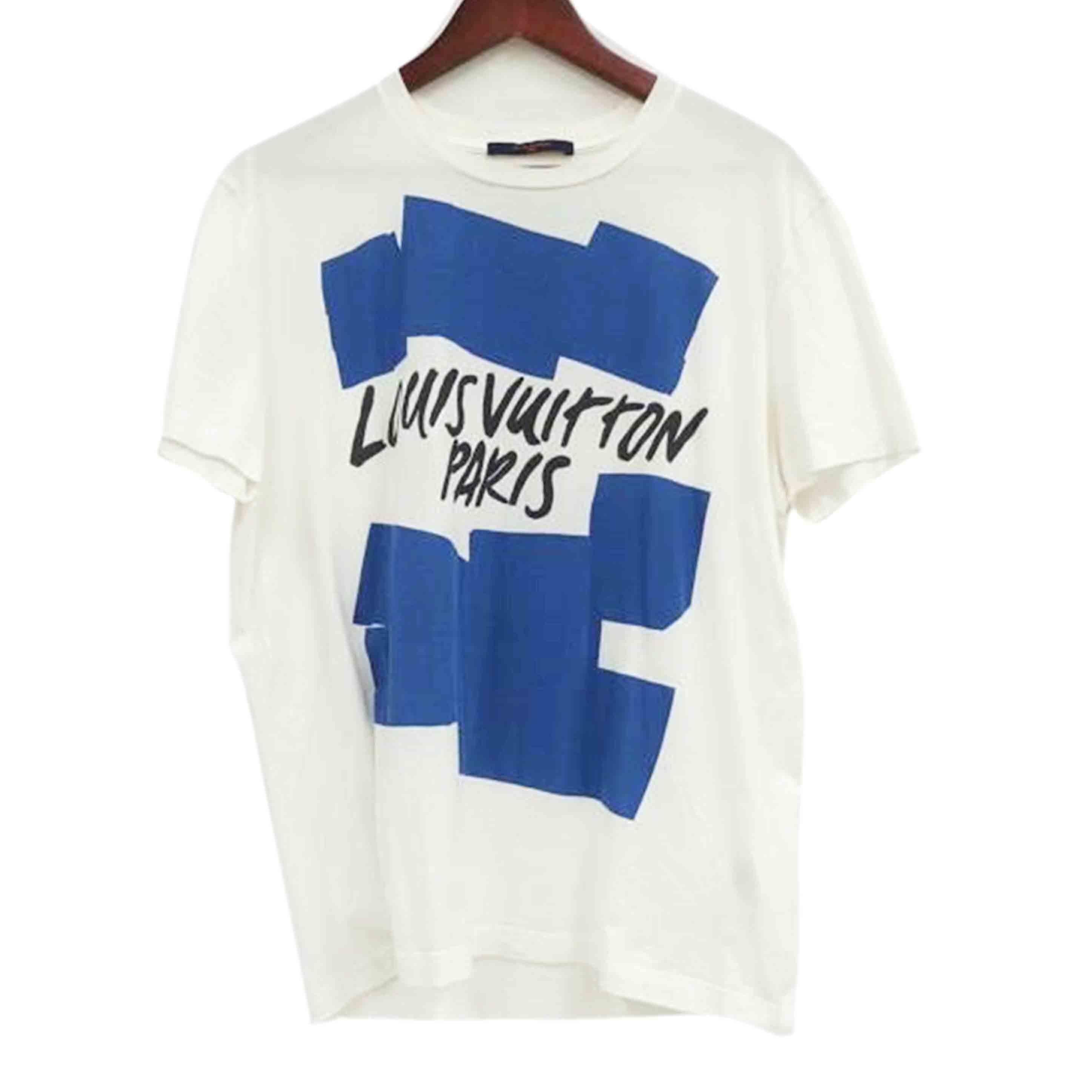 LOUIS　VUITTON ﾙｲｳﾞｨﾄﾝ/LVグラフィックTシャツ／ブルー/RM181 FMB HEY78W//Bランク/82
