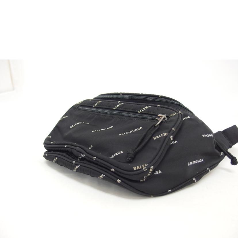 BALENCIAGA バレンシアガ/ボディバッグ／総柄／ブラック/482389 1060 X//527***/Bランク/04