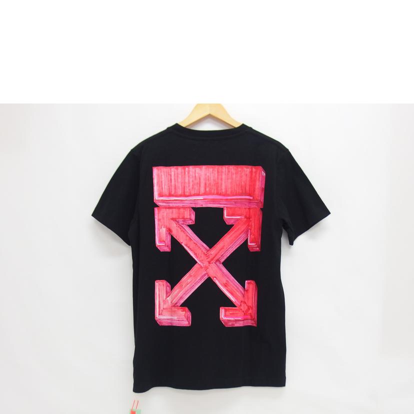 OFF－WHITE オフホワイト/アローロゴTシャツ／バックアロー／ブラック/OMAA027E20JER005//ABランク/04