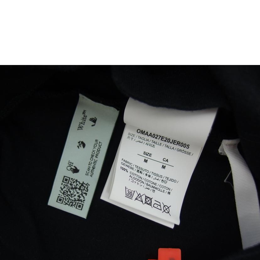 OFF－WHITE オフホワイト/アローロゴTシャツ／バックアロー／ブラック/OMAA027E20JER005//ABランク/04