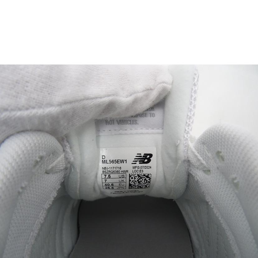 New Balance ニューバランス/ML565ホワイト/ML565EW1//Sランク/69
