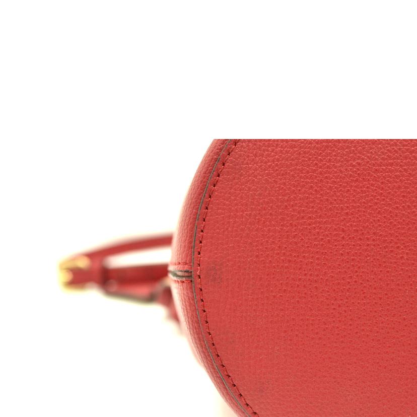 BURBERRY バーバリー/バーバリーレザーワンショルダー／レッド//Aランク/75