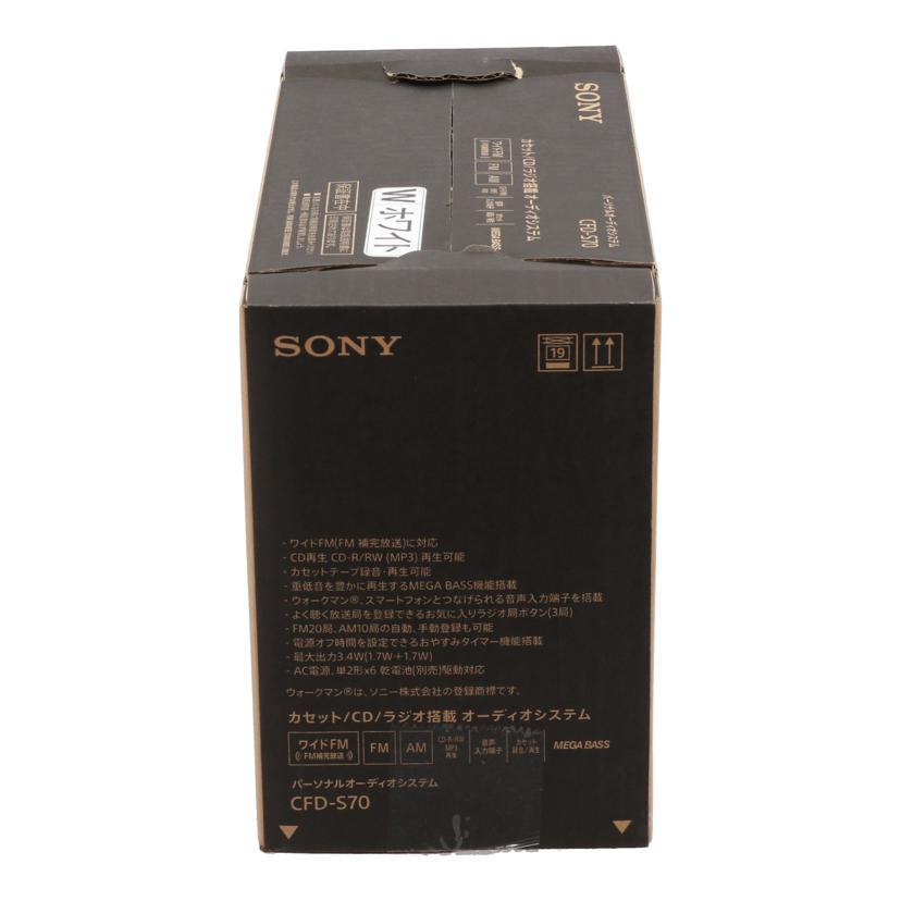 SONY ソニー/CDラジカセ/CFD-S70//s012272757i/Sランク/05