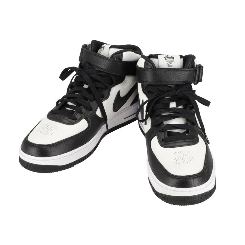 NIKE ナイキ/Stussy　×　Nike　Air　Force　1　Mid/DJ7840-002//ABランク/70