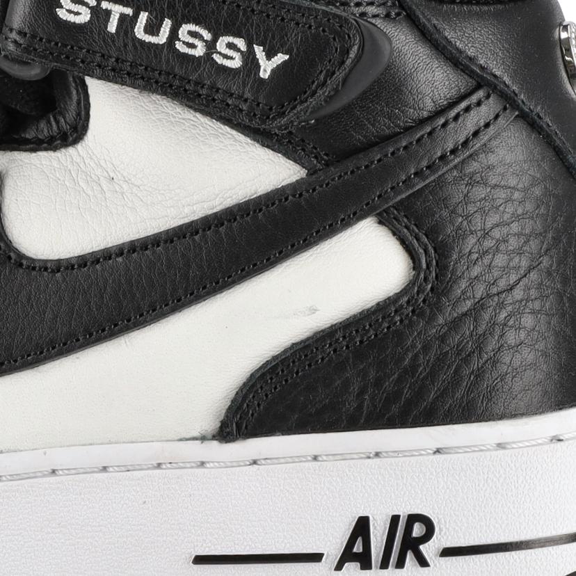 NIKE ナイキ/Stussy　×　Nike　Air　Force　1　Mid/DJ7840-002//ABランク/70