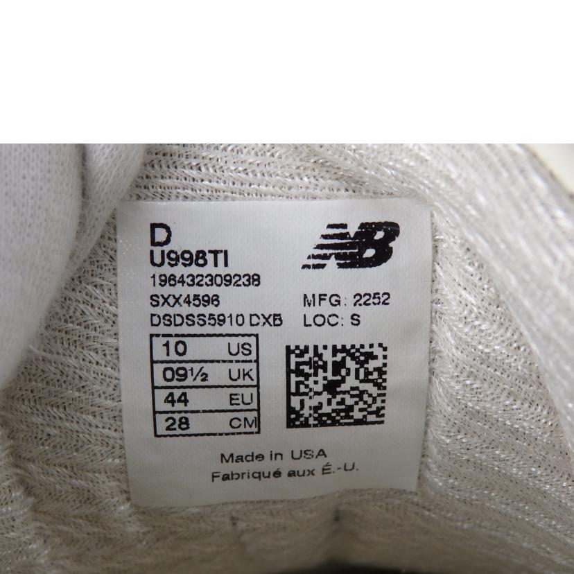 NB ニューバランス/ローカットスニーカー/U998TI//SAランク/76