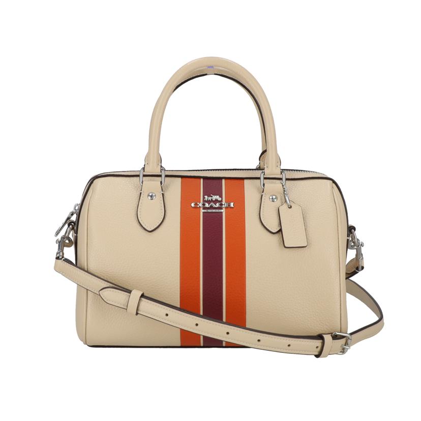 COACH コーチ/ローアンサッチェルバッグ／ストライプ／2025モデル/CA070//B25**/SAランク/91