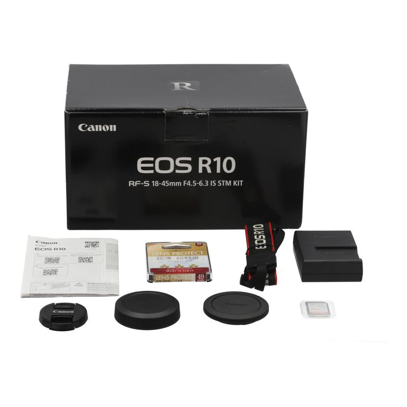 Canon キヤノン　/ミラーレス一眼　レンズキット/EOS R10 18-45ﾚﾝｽﾞｷｯﾄ//281033004553/ABランク/63