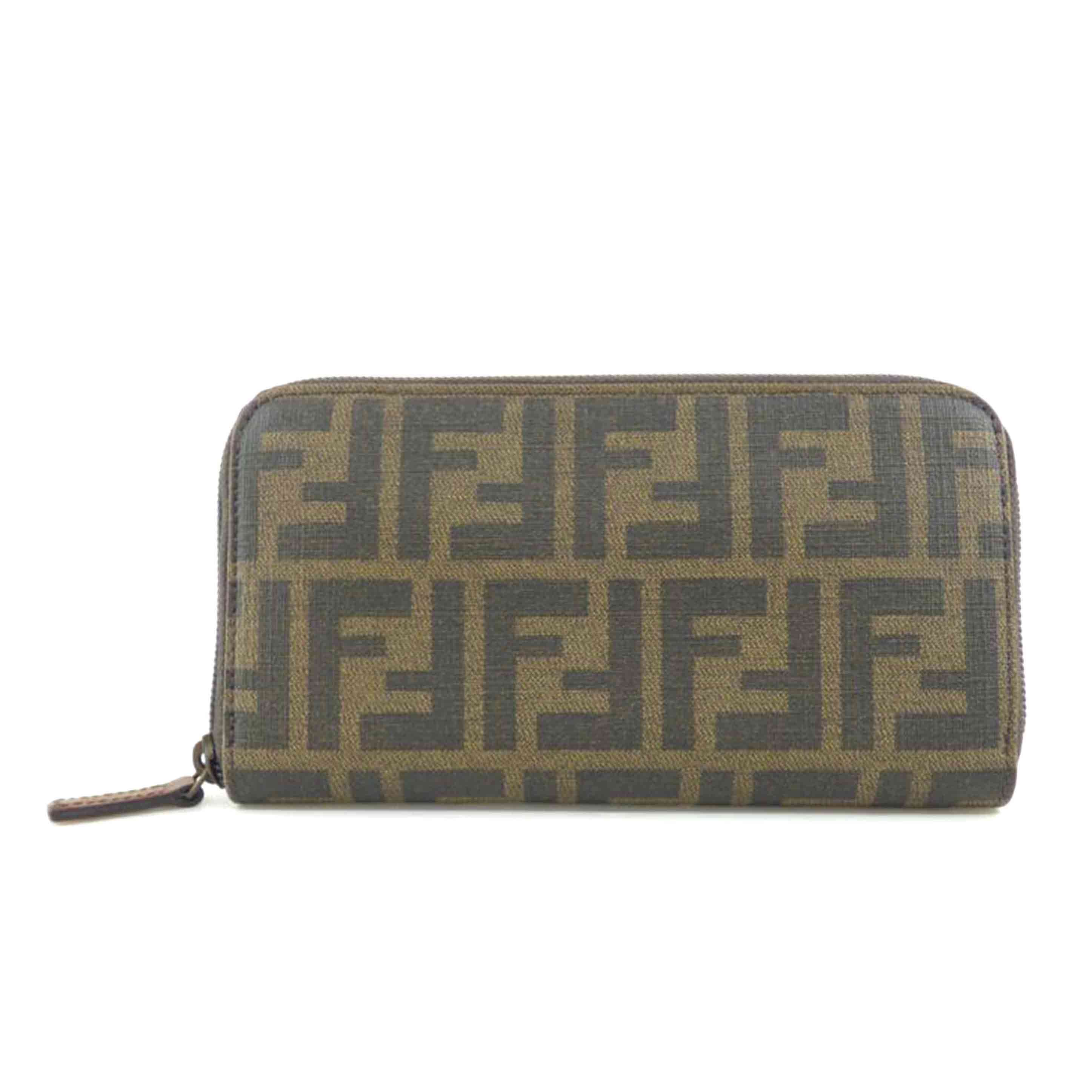 FENDI フェンディ/ズッカ柄ラウンドファスナー長財布/8M0024//Aランク/64