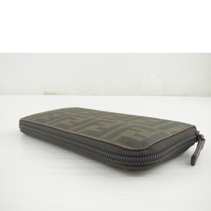 FENDI フェンディ/ズッカ柄ラウンドファスナー長財布/8M0024//Aランク/64