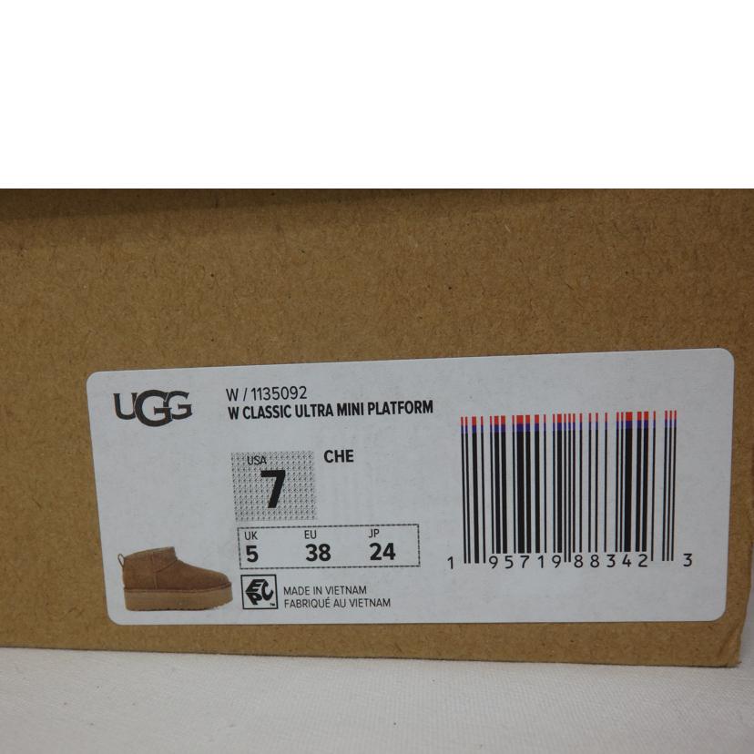 UGG アグ/UGG　厚底ムートンブーツ／24．0cm/1135092//Sランク/84