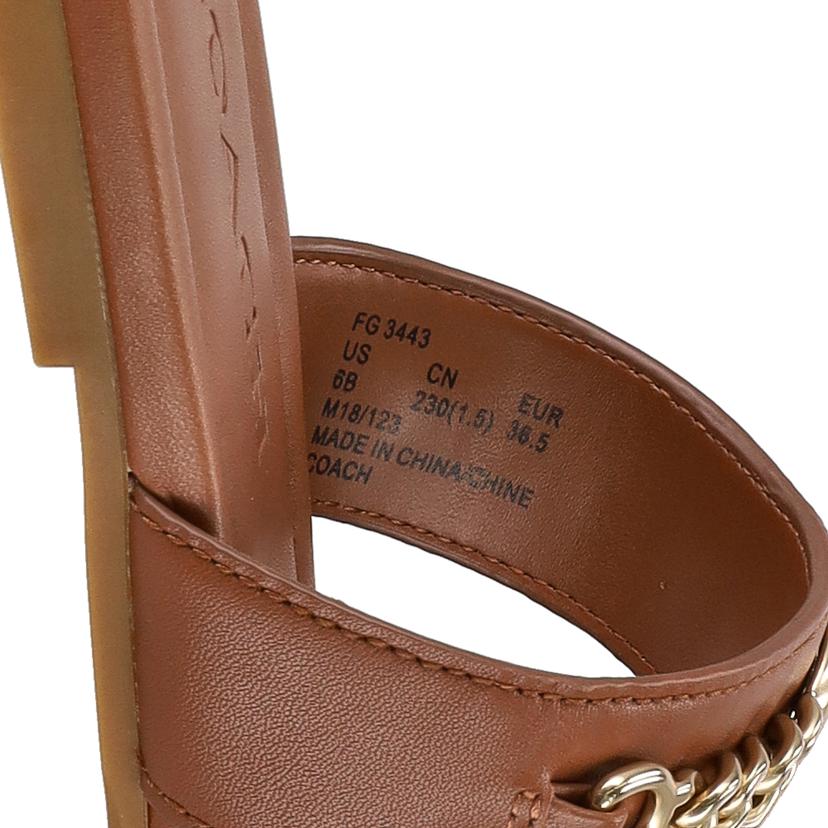 COACH コーチ/ジャクリンチェーンサンダル/FG3443//Aランク/94