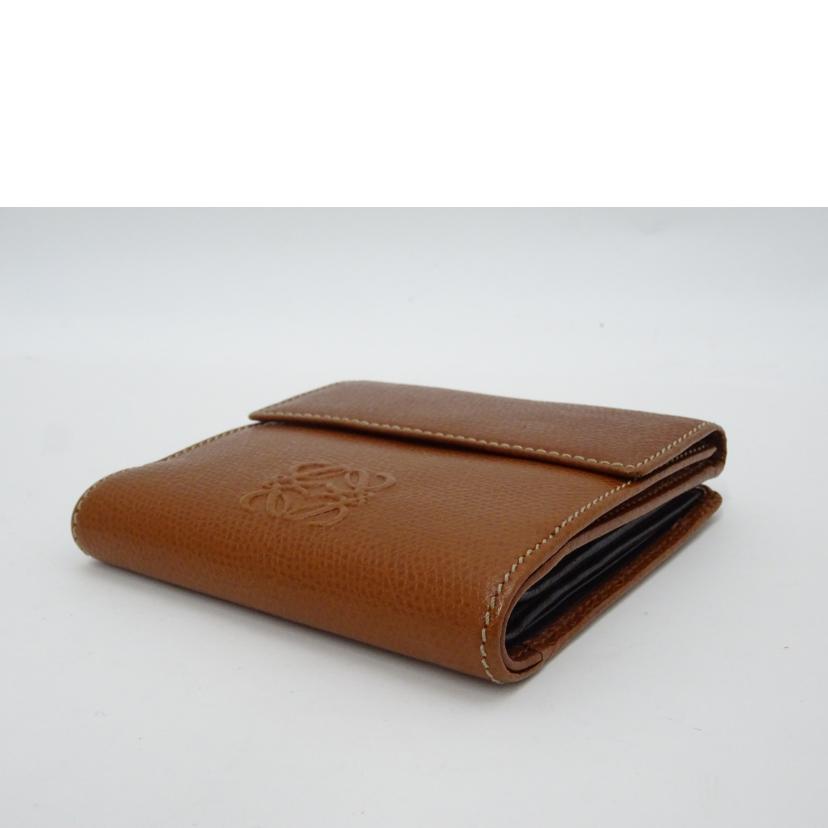 LOEWE ロエベ/アナグラムWホック財布/ブラウン//Aランク/69