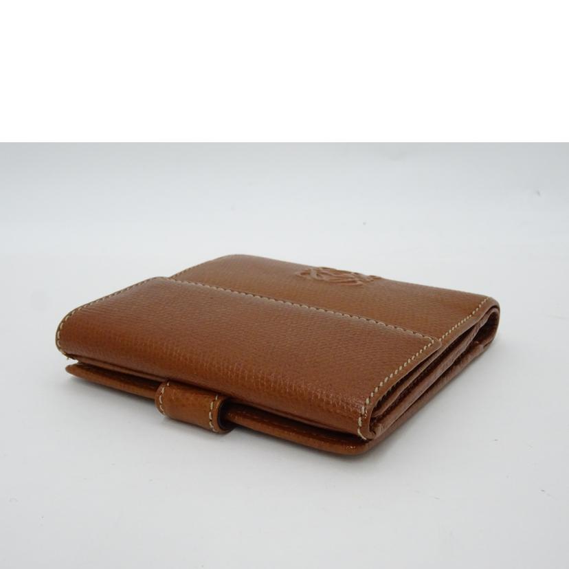 LOEWE ロエベ/アナグラムWホック財布/ブラウン//Aランク/69