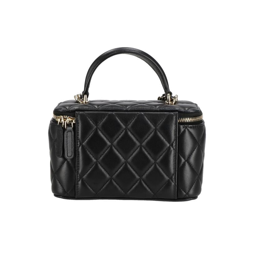 CHANEL シャネル/ラムスキン　バニティーチェ－ンショルダー　トップハンドル//H64*****/SAランク/70