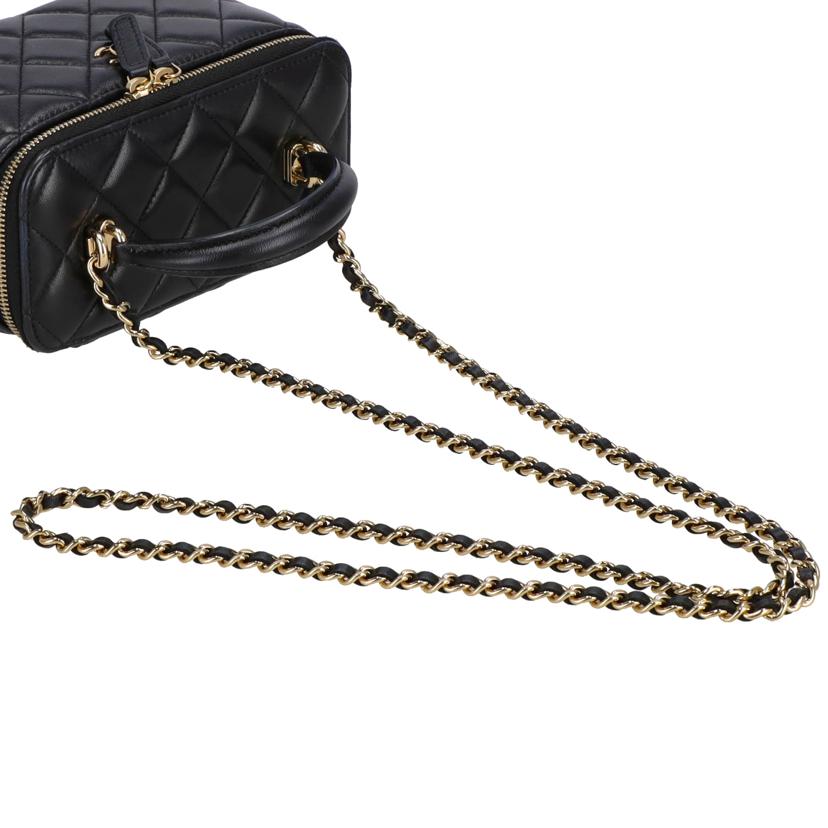 CHANEL シャネル/ラムスキン　バニティーチェ－ンショルダー　トップハンドル//H64*****/SAランク/70
