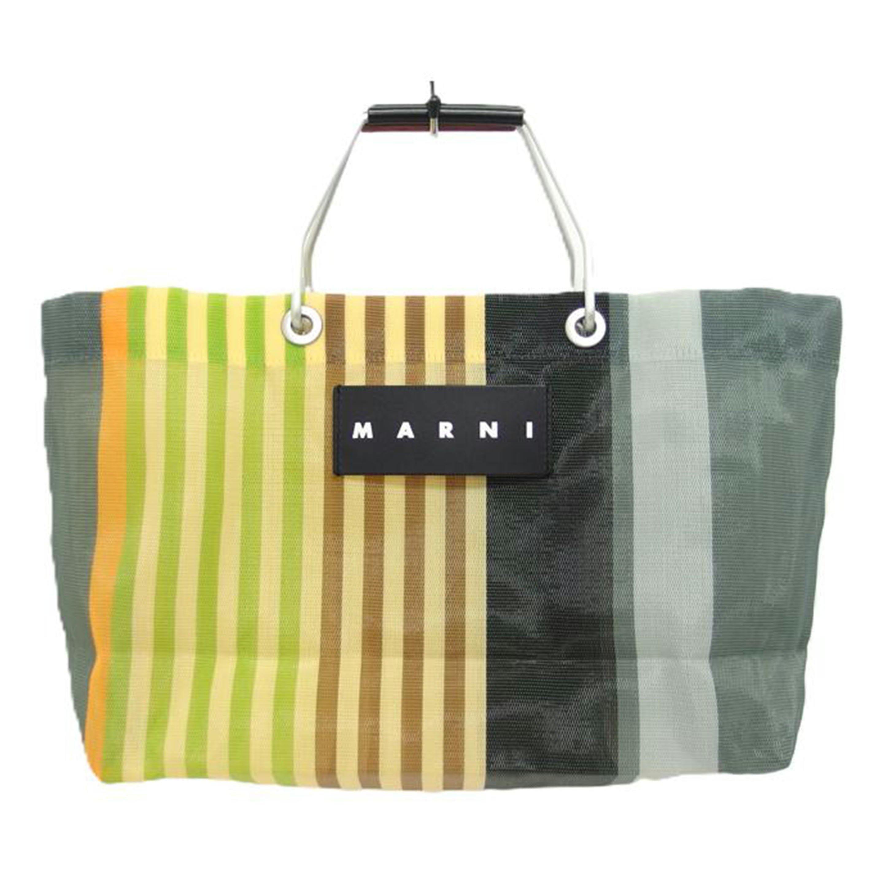 MARNI マルニ/フラワーカフェ／ストライプトートバッグ//ABランク/04