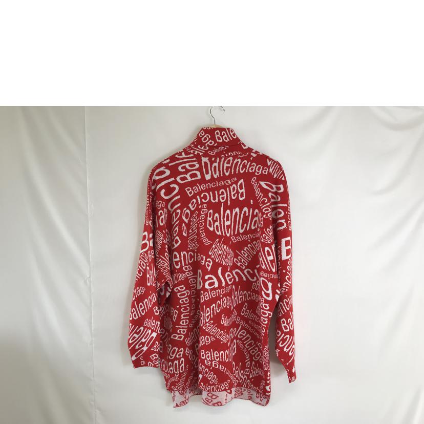 BALENCIAGA バレンシアガ/ロゴウェーブタートルネックニット/583151//ABランク/51