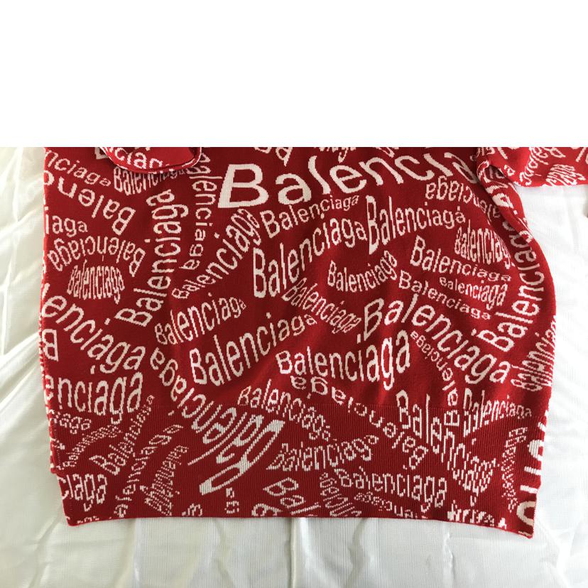 BALENCIAGA バレンシアガ/ロゴウェーブタートルネックニット/583151//ABランク/51