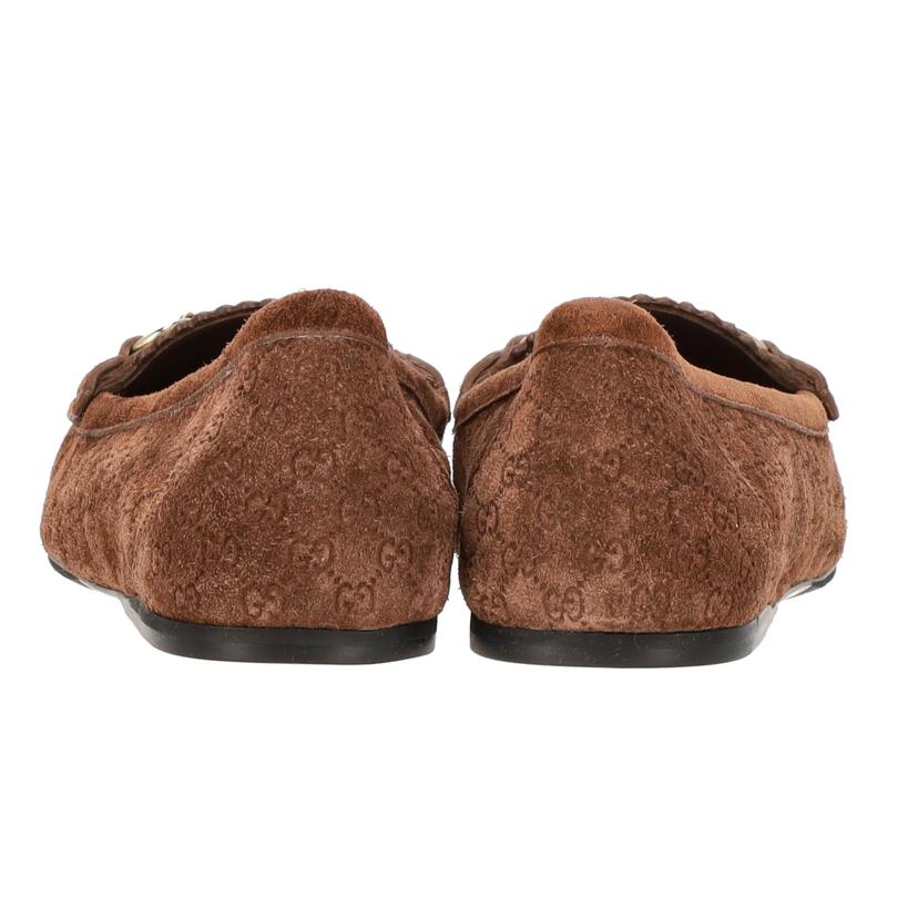 GUCCI グッチ/LOVELIGHT　ホースビットGGスエードローファー/814895//ｻｲｽﾞ:37/SAランク/91