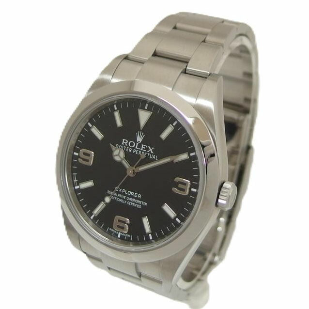 ROLEX ロレックス/エクスプローラーⅠ／黒文字盤／自動巻き/214270//18M*****/Aランク/04