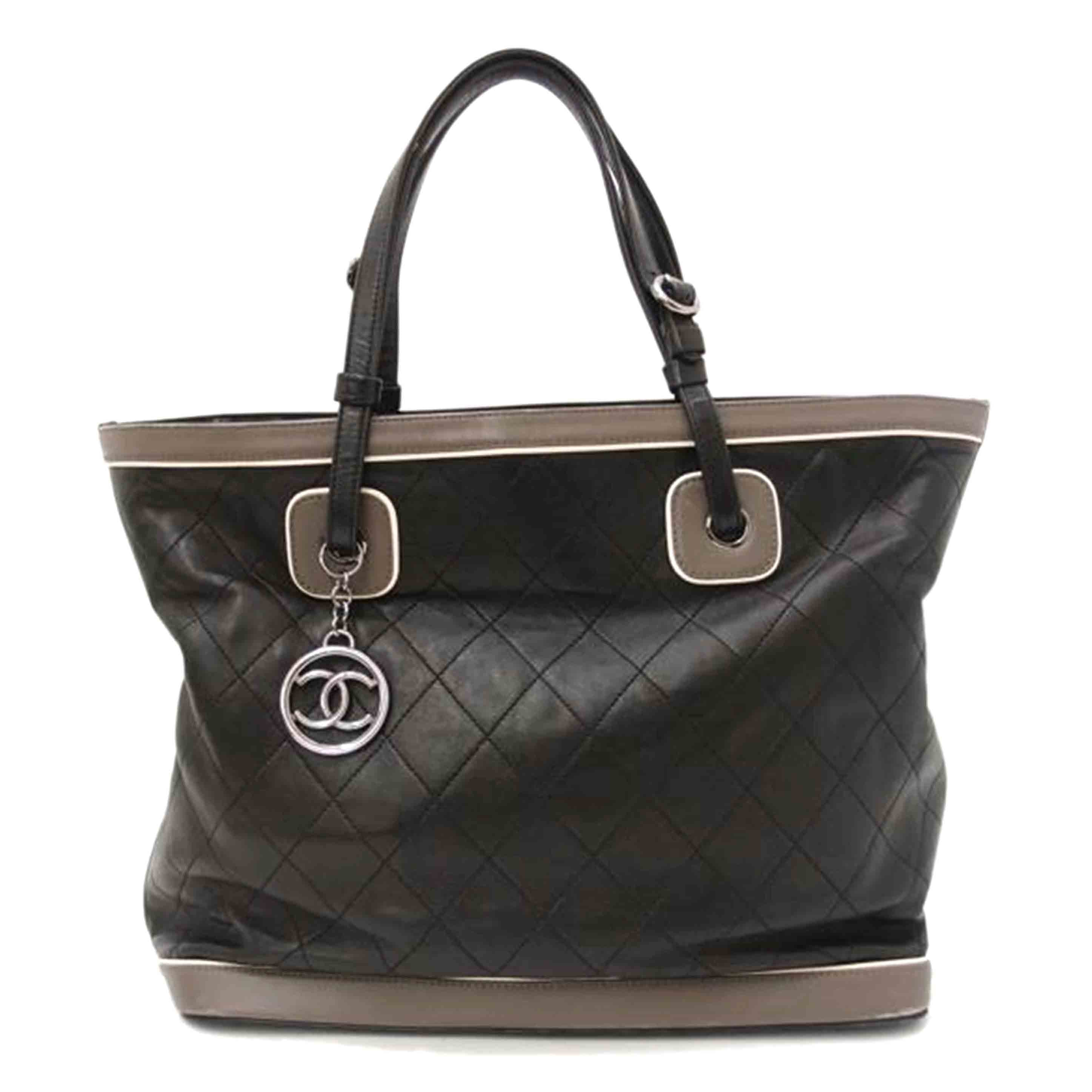 CHANEL シャネル/マトラッセココチャームトート／ブラック//112*****/ABランク/69