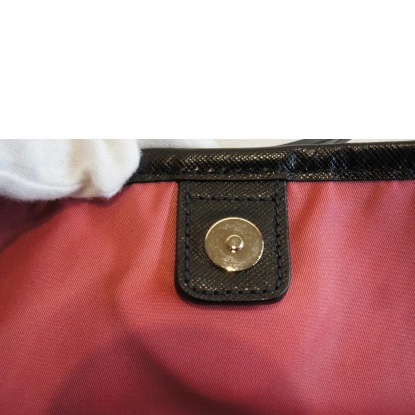PRADA プラダ/ナイロンスイングトートブラック//180/Aランク/92
