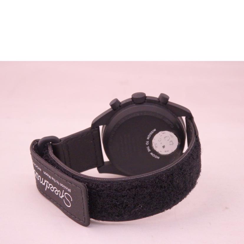 OMEGA×swatch オメガ×スウォッチ/ミッショントゥザムーンフェイズ／スヌーピー／ナイロン／クォーツ/SO33B700//Aランク/76